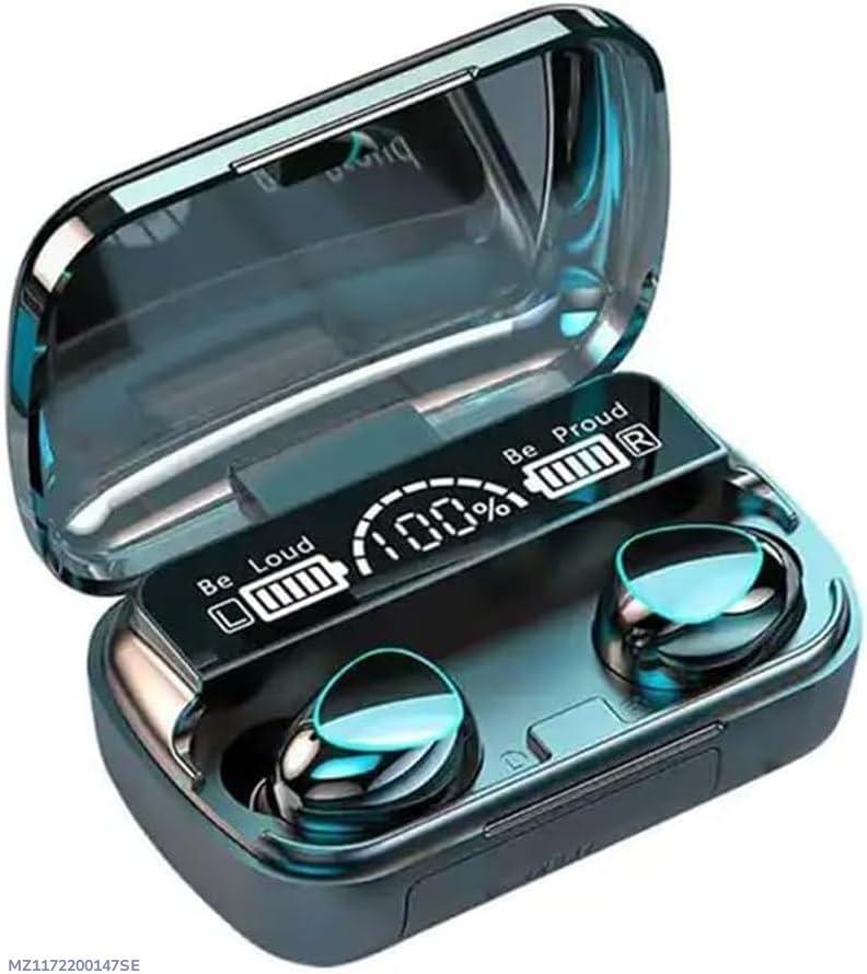 Bluetooth Earbuds Black with Charging Case