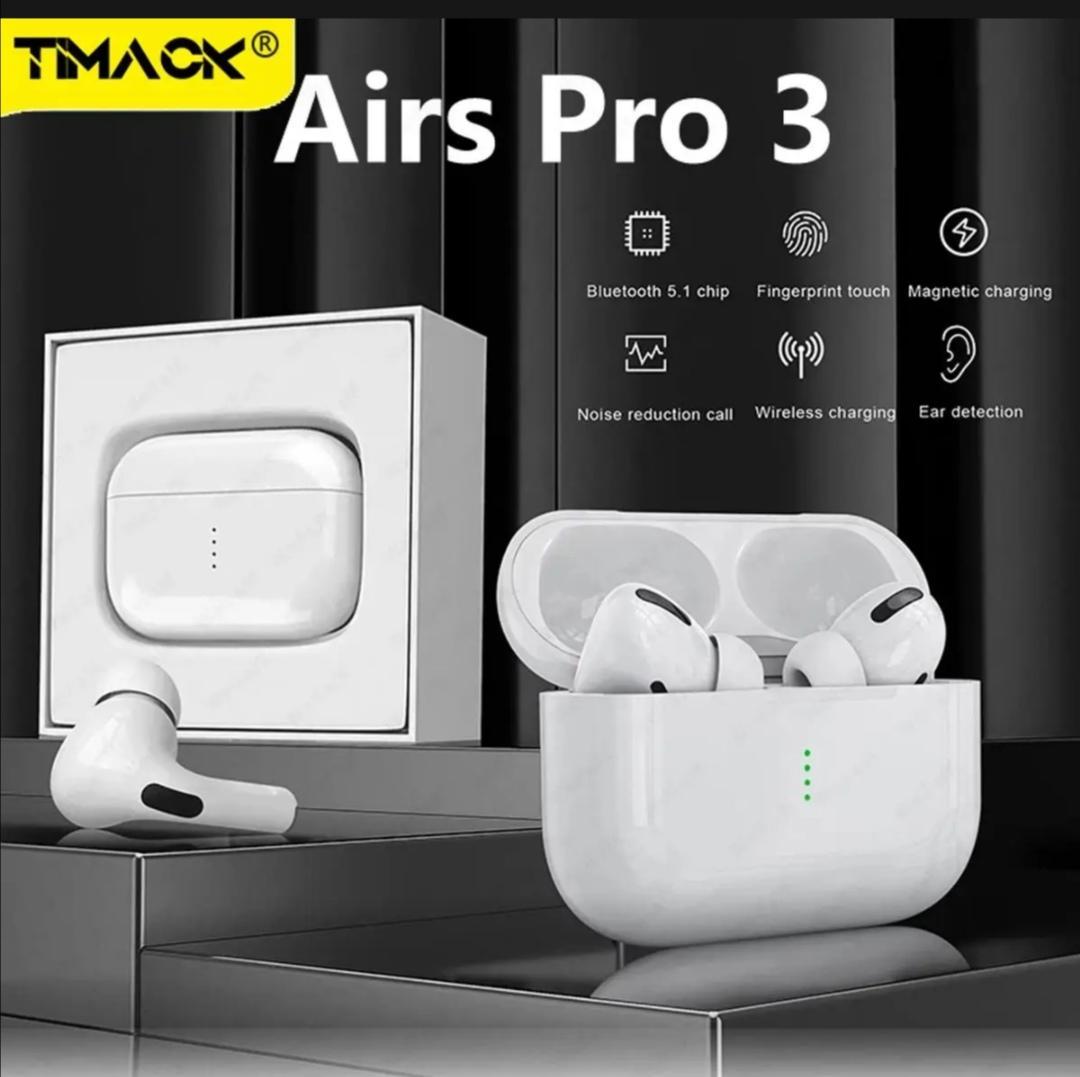 White Noise-Cancelling Earbuds with Bluetooth 5.3