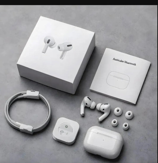 White Noise-Cancelling Bluetooth Earbuds with Super Bass & Long Battery