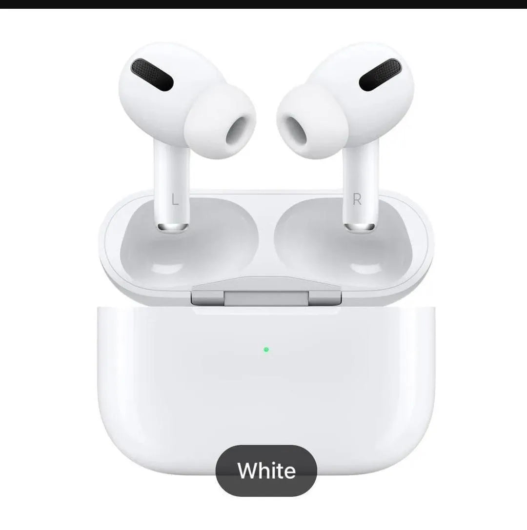 White Noise-Cancelling Bluetooth Earbuds with Super Bass & Long Battery