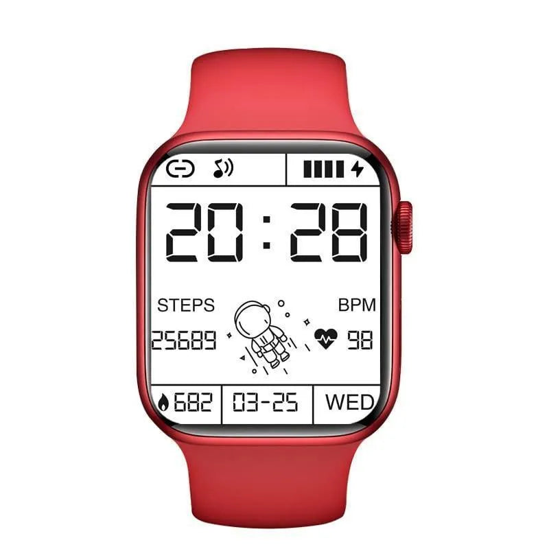 Black Bluetooth Smart Watch with Rechargeable Battery