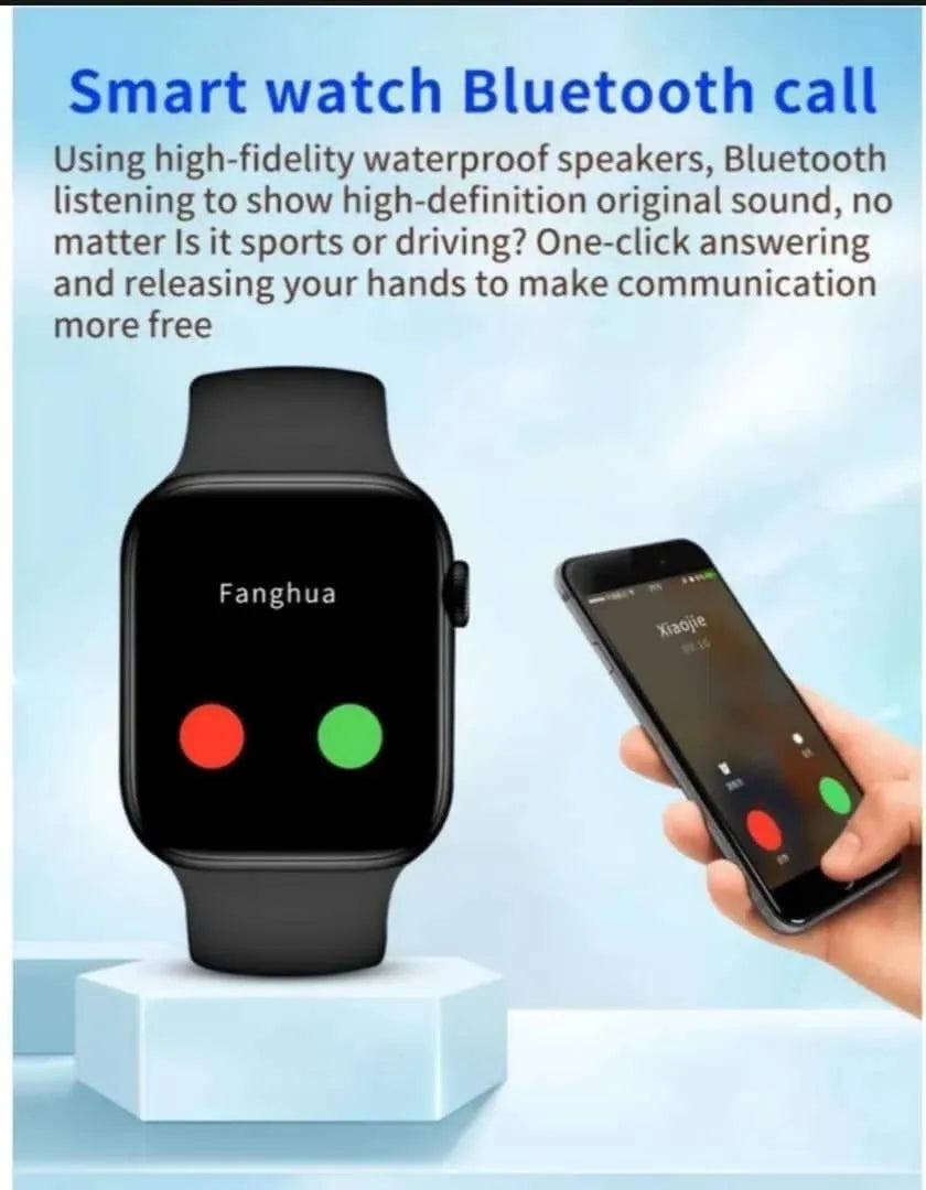 Rechargeable Smart Watch with Heart Rate & Calorie Tracker
