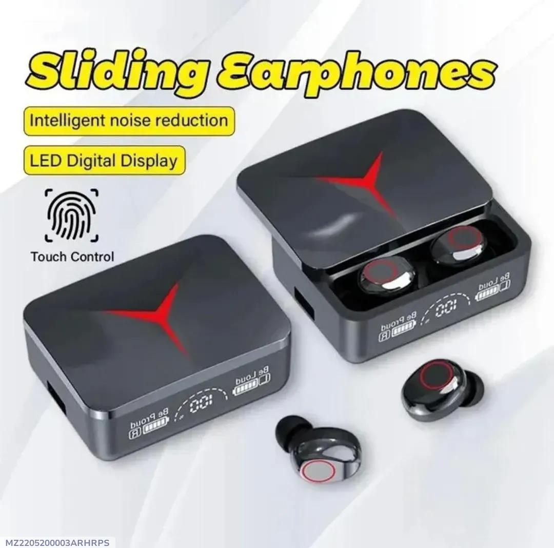 Black Long-Lasting Battery With Fast Charge Earbuds