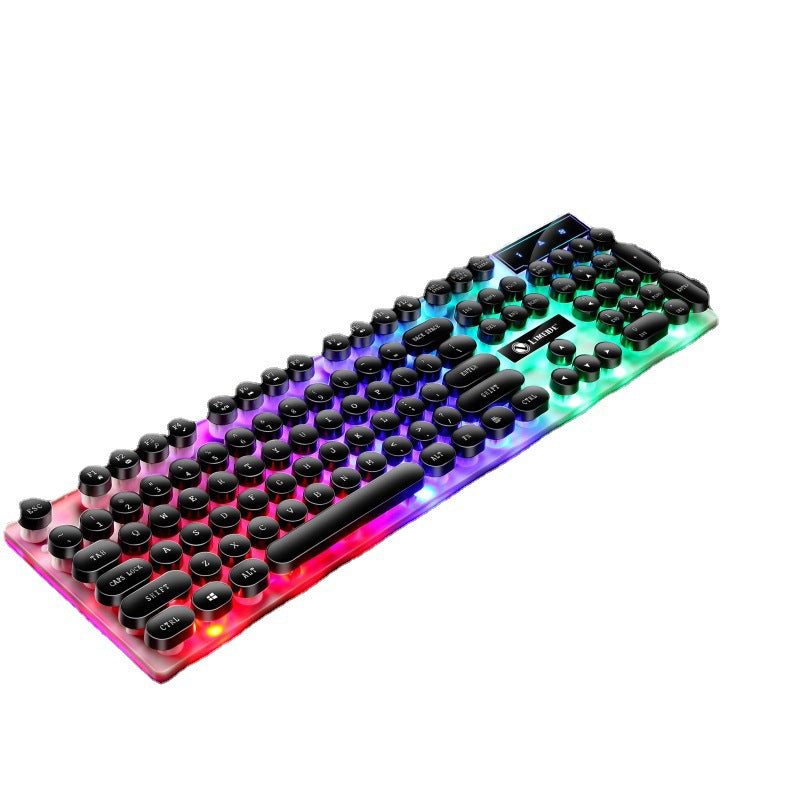 Gaming Mouse & Keyboard Set with RGB Lights