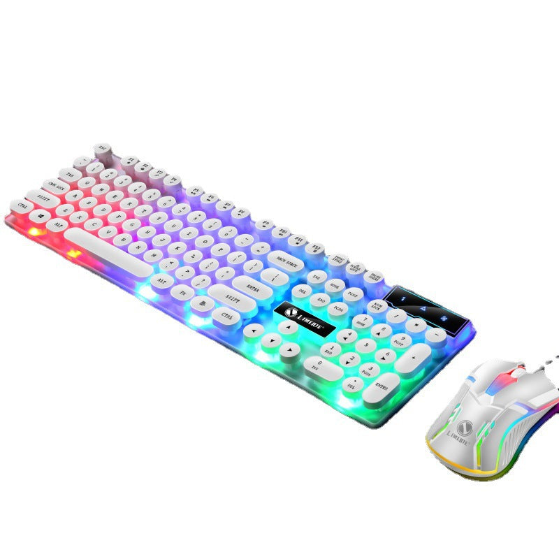 Gaming Mouse & Keyboard Set with RGB Lights