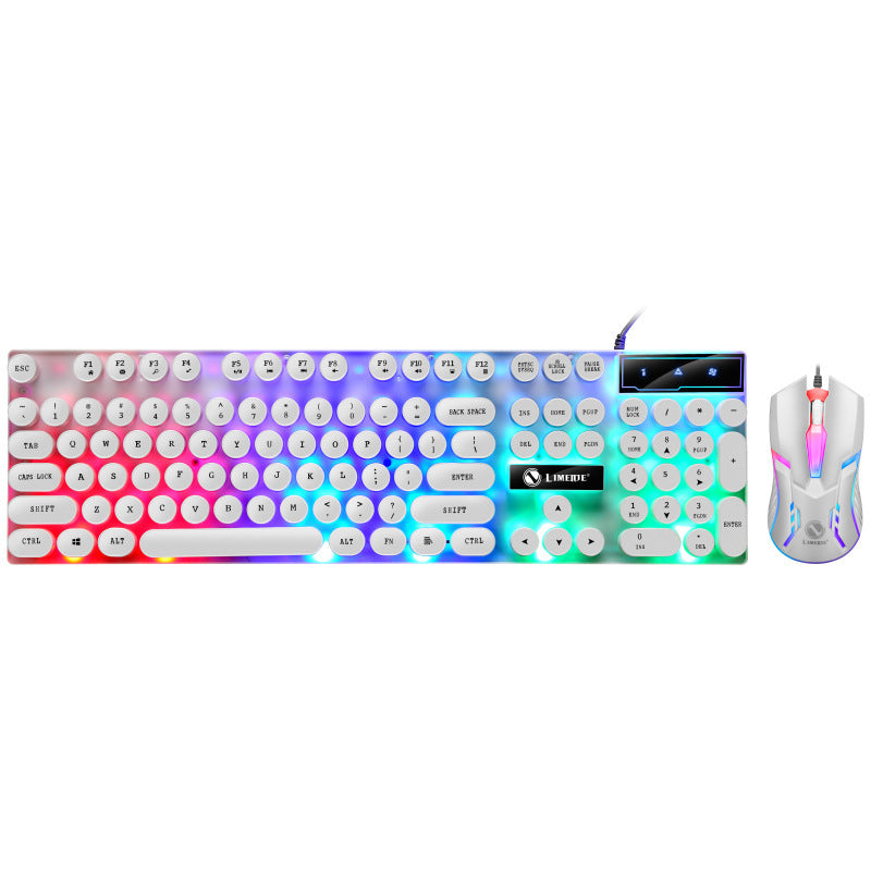 Gaming Mouse & Keyboard Set with RGB Lights